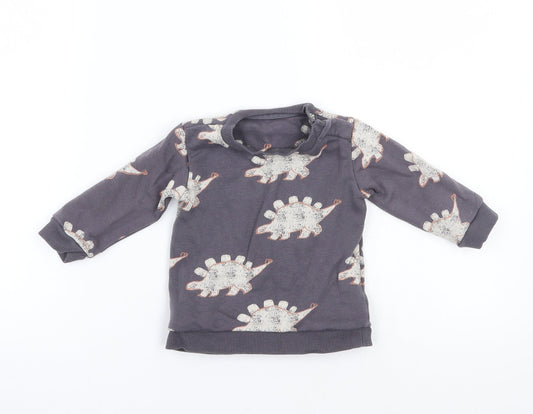 Marks and Spencer Baby Grey   Pullover Jumper Size 3-6 Months