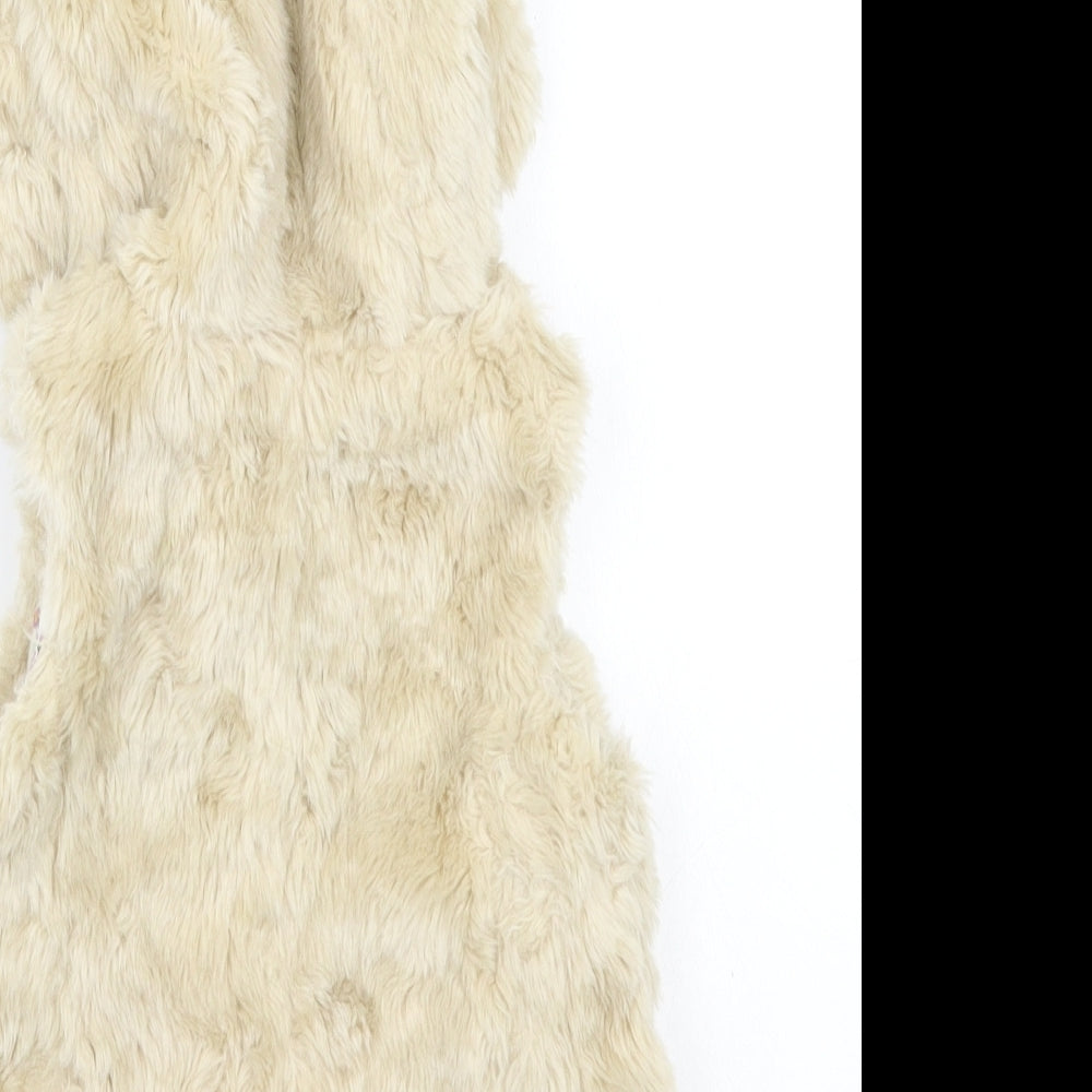 Nutmeg Girls Beige   Gilet Coat Size 2 Years