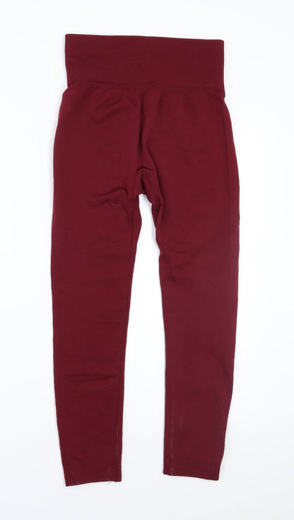 Satina Womens Red   Jegging Leggings Size S L23 in
