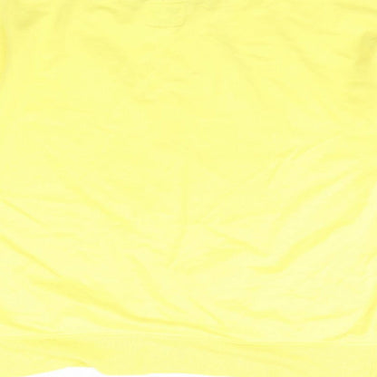 Womens UK Size L Time To Dream Yellow Pullover Jumper