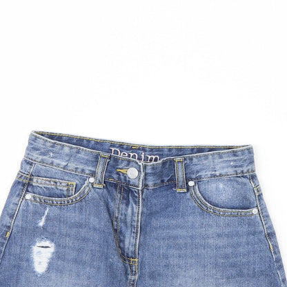 Denim Girls Blue  Denim Mini Skirt Size 10 Years