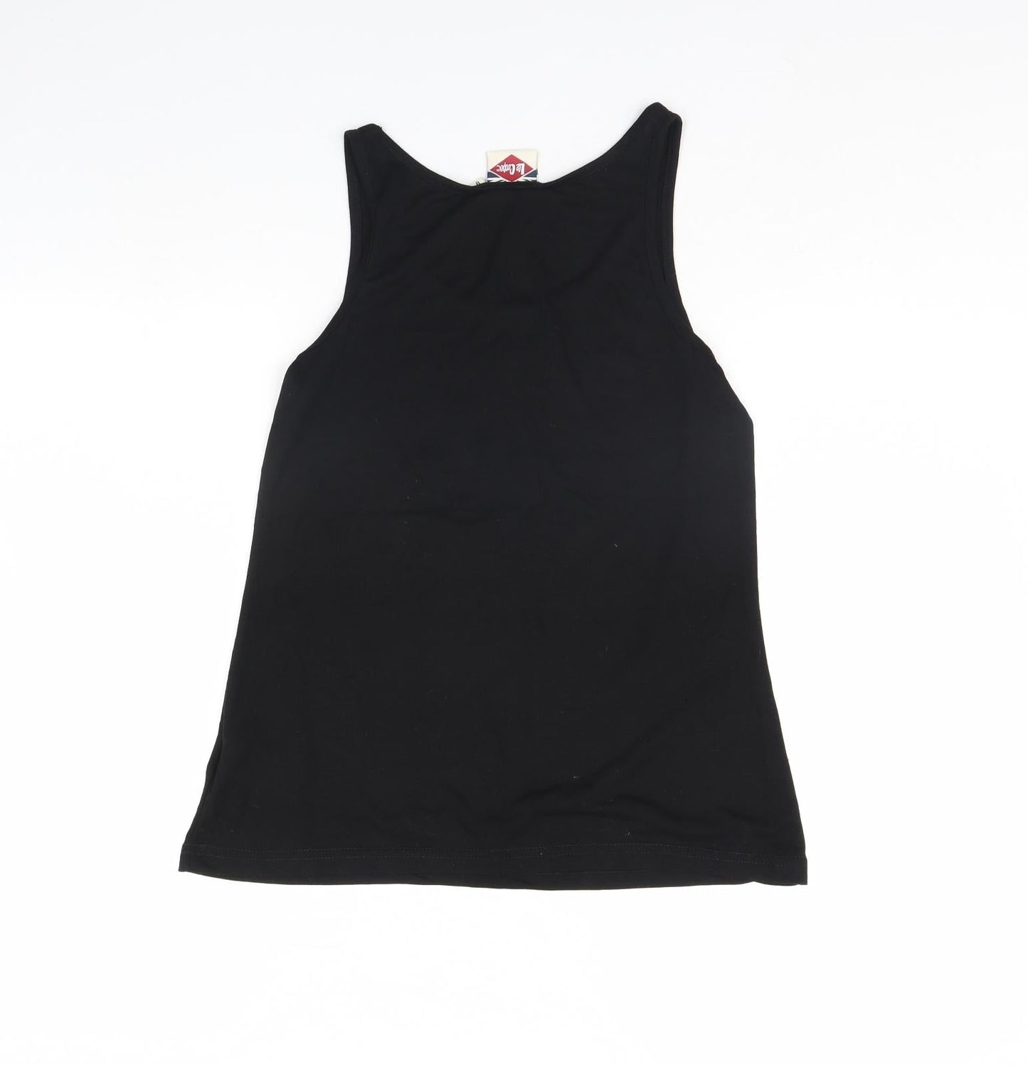 Womens UK Size 8 Lee Cooper Black Basic Tank