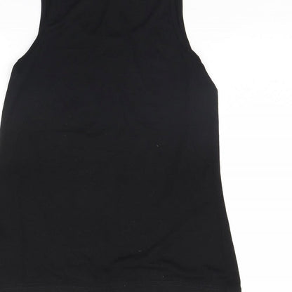 Womens UK Size 8 Lee Cooper Black Basic Tank