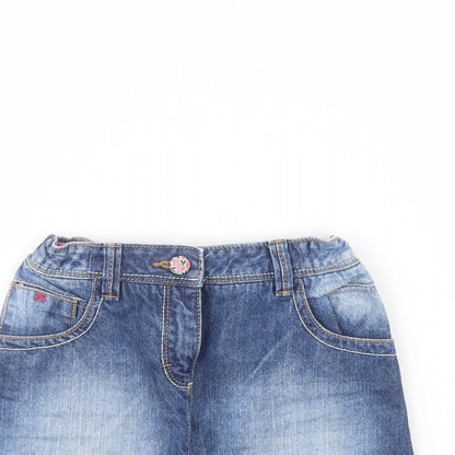 Nutmeg Girls Blue  Denim Mini Skirt Size 7 Years