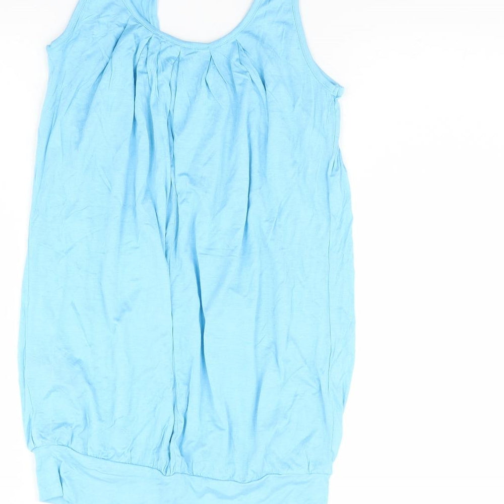 Womens UK Size 8 Very Blue Basic Tank