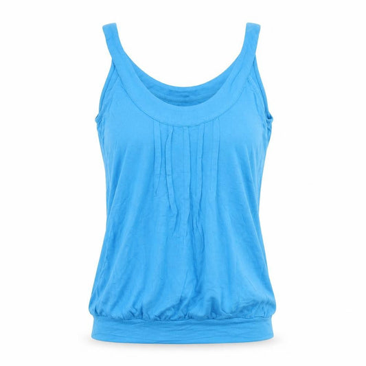 Womens UK Size 8 South Blue Basic Tank