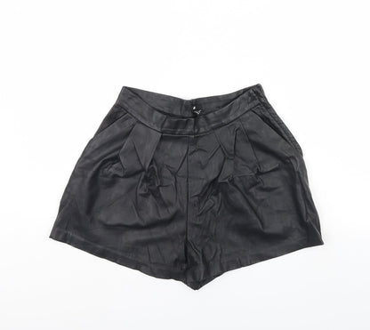 H&M Womens Black   Cut-Off Shorts Size 10