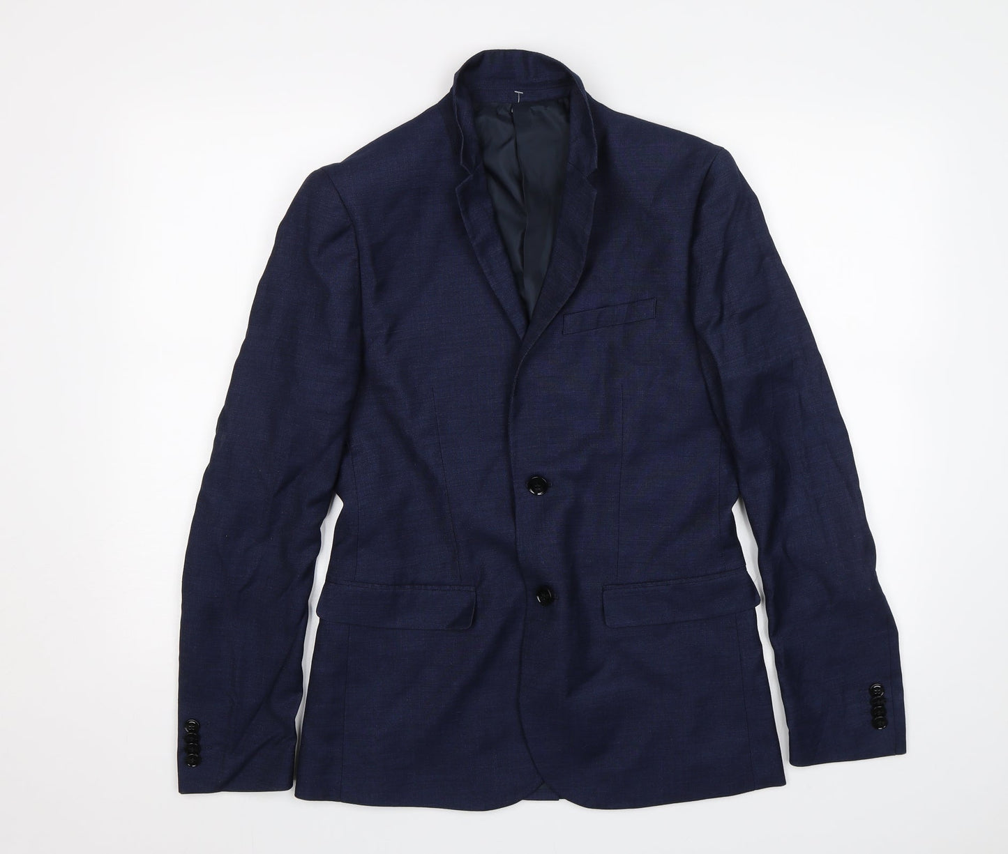 Mens UK Size 36 H&M Regular Blue Suit Jacket