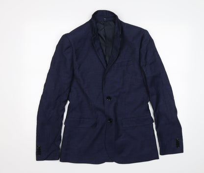 Mens UK Size 36 H&M Regular Blue Suit Jacket