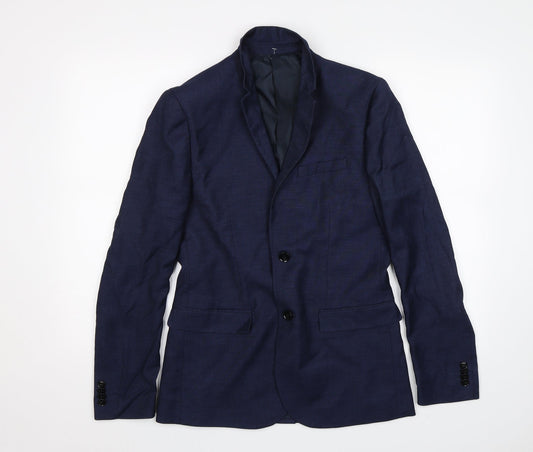 Mens UK Size 36 H&M Regular Blue Suit Jacket