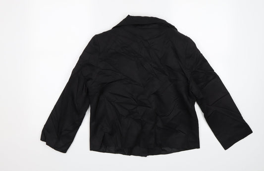 Womens UK Size 12 H&M Black Jacket