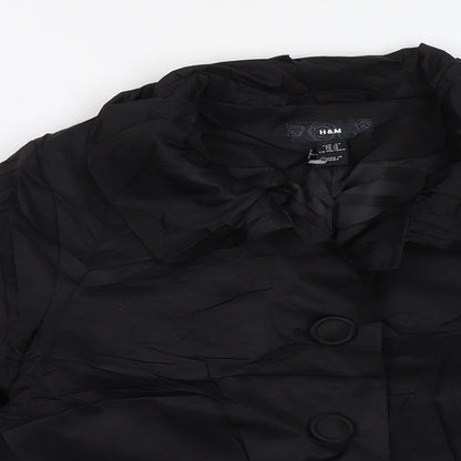Womens UK Size 12 H&M Black Jacket