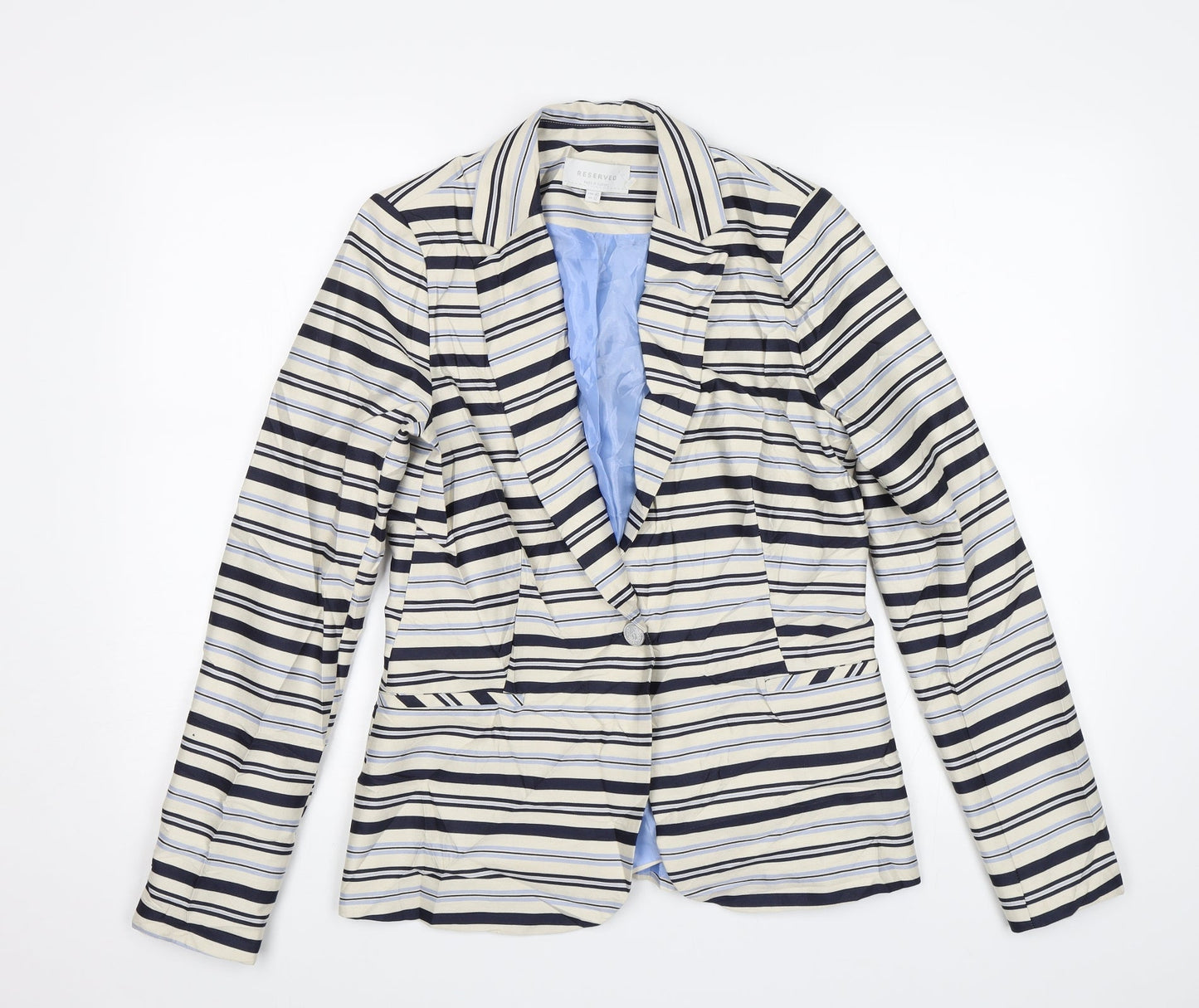 Womens UK Size 12 RESERVED White Jacket