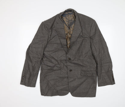 Mens UK Size 40 Marks and Spencer Regular Brown Suit Jacket