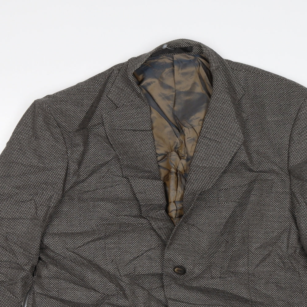 Mens UK Size 40 Marks and Spencer Regular Brown Suit Jacket