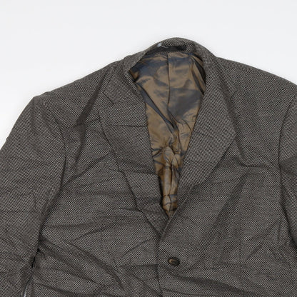 Mens UK Size 40 Marks and Spencer Regular Brown Suit Jacket