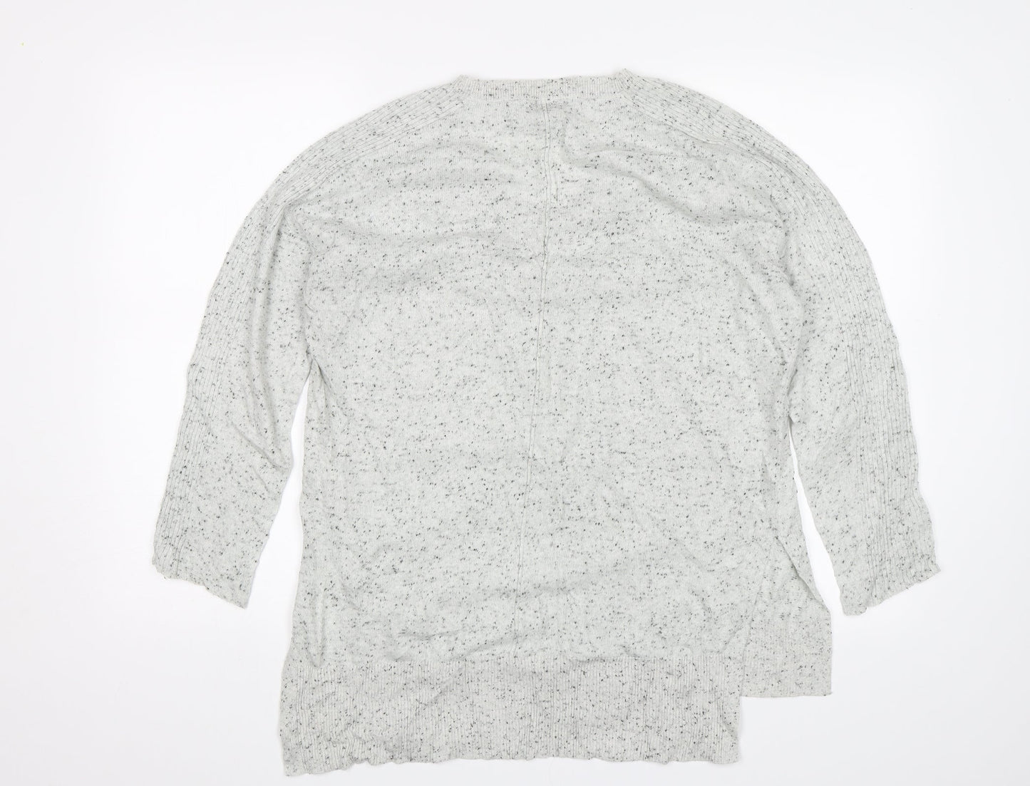 Womens UK Size 10 Topshop Grey Pullover Jumper