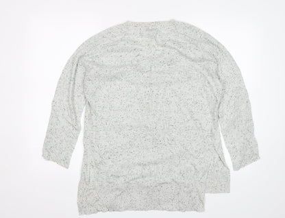 Womens UK Size 10 Topshop Grey Pullover Jumper