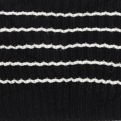 915 Generation Girls Black Striped  Pullover Jumper Size 9 Years  - Cropped