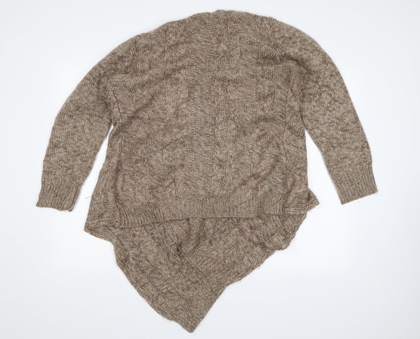 Womens UK Size S Roman Originals Brown Cardigan Jumper