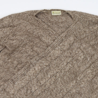 Womens UK Size S Roman Originals Brown Cardigan Jumper