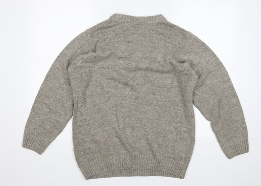 EWM Womens Beige   Pullover Jumper Size 8