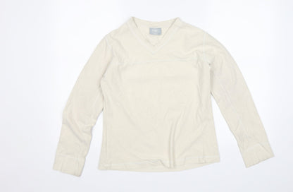 PSL Girls White   Pullover Jumper Size 10-11 Years