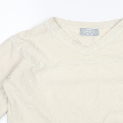 PSL Girls White   Pullover Jumper Size 10-11 Years