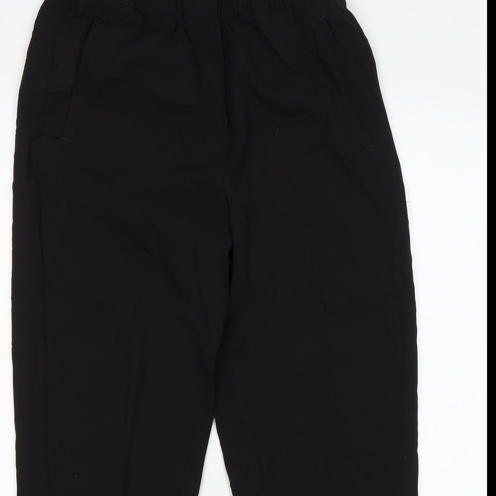 Womens UK Size 8 H&M Regular Fit Dress Pants Black Trousers
