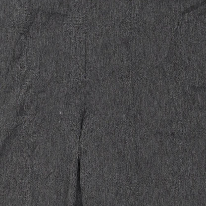 Womens UK Size 18 BM Regular Fit Dress Pants Grey Trousers