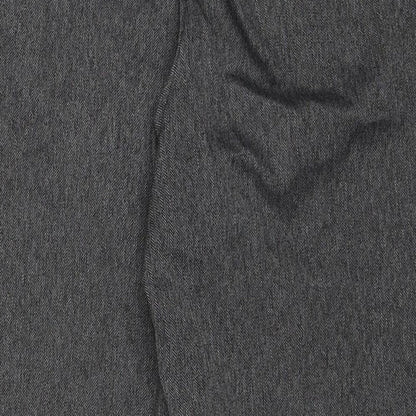 Womens UK Size 18 BM Regular Fit Dress Pants Grey Trousers