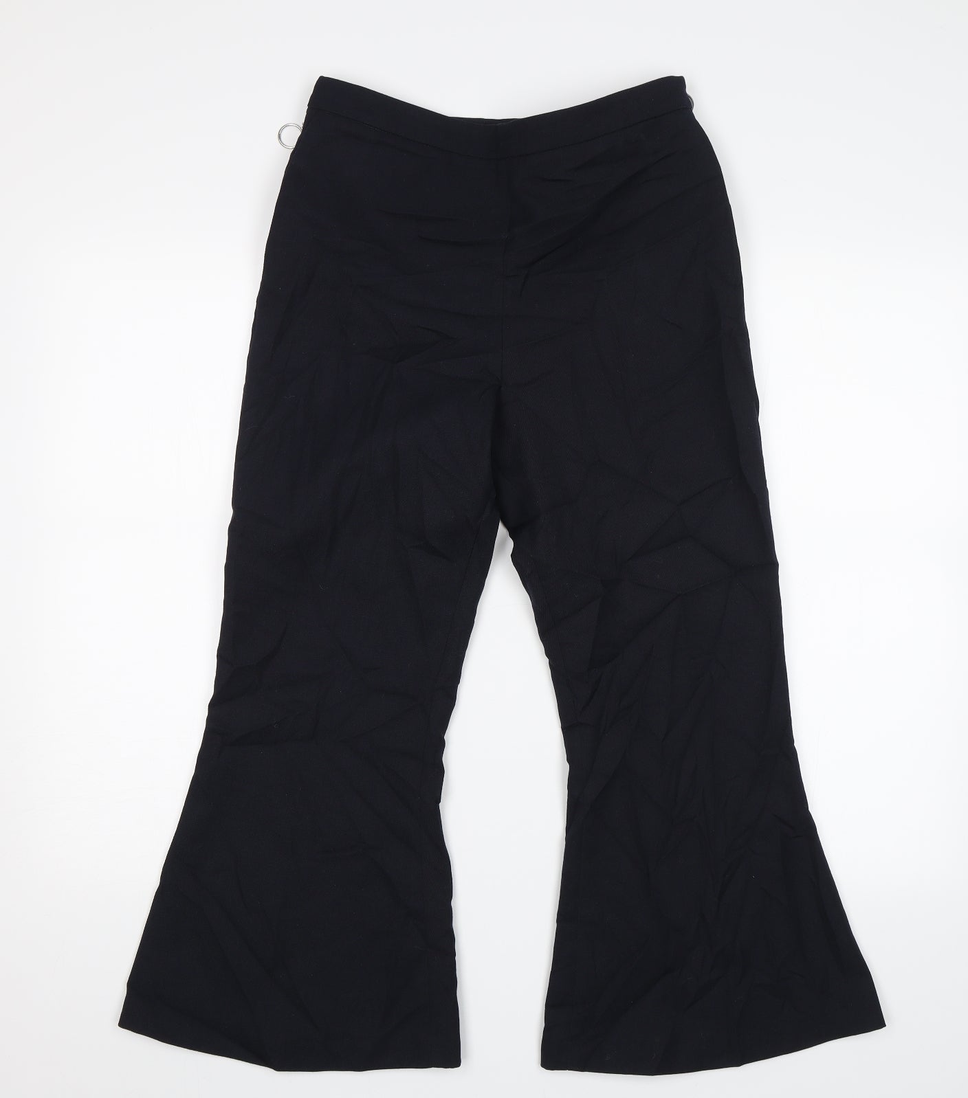 Topshop Womens Blue   Trousers  Size 8 L21 in