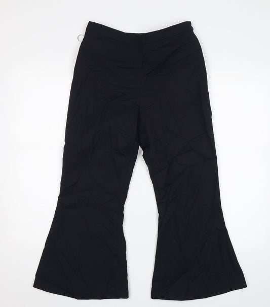 Topshop Womens Blue   Trousers  Size 8 L21 in