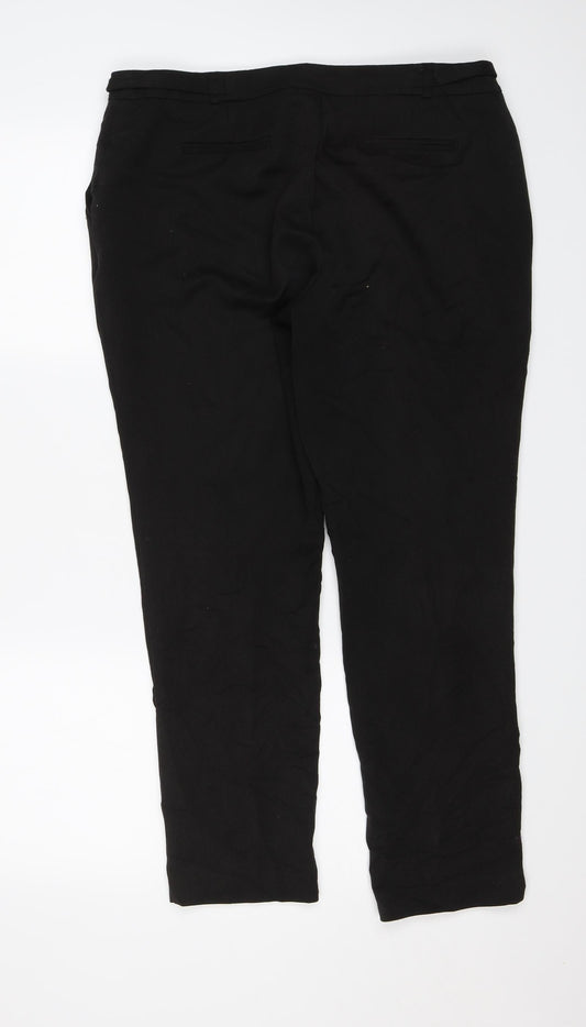 F&F Womens Black   Dress Pants Trousers Size 14 L25 in