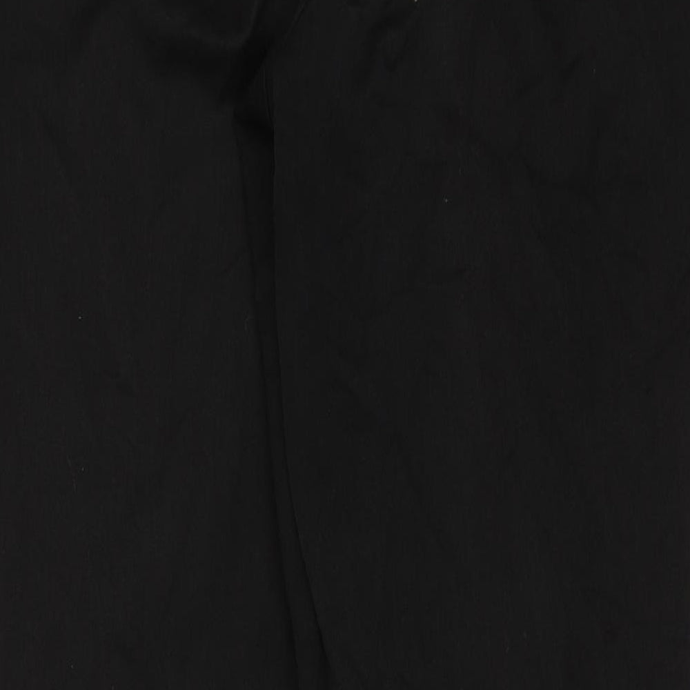 Womens UK Size 14 F&F Regular Fit Dress Pants Black Trousers