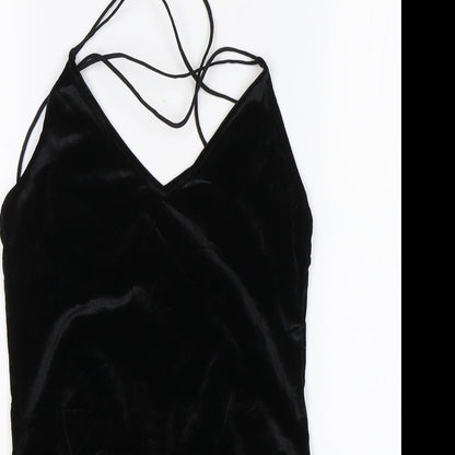 Divided Womens Black   Bodysuit One-Piece Size S