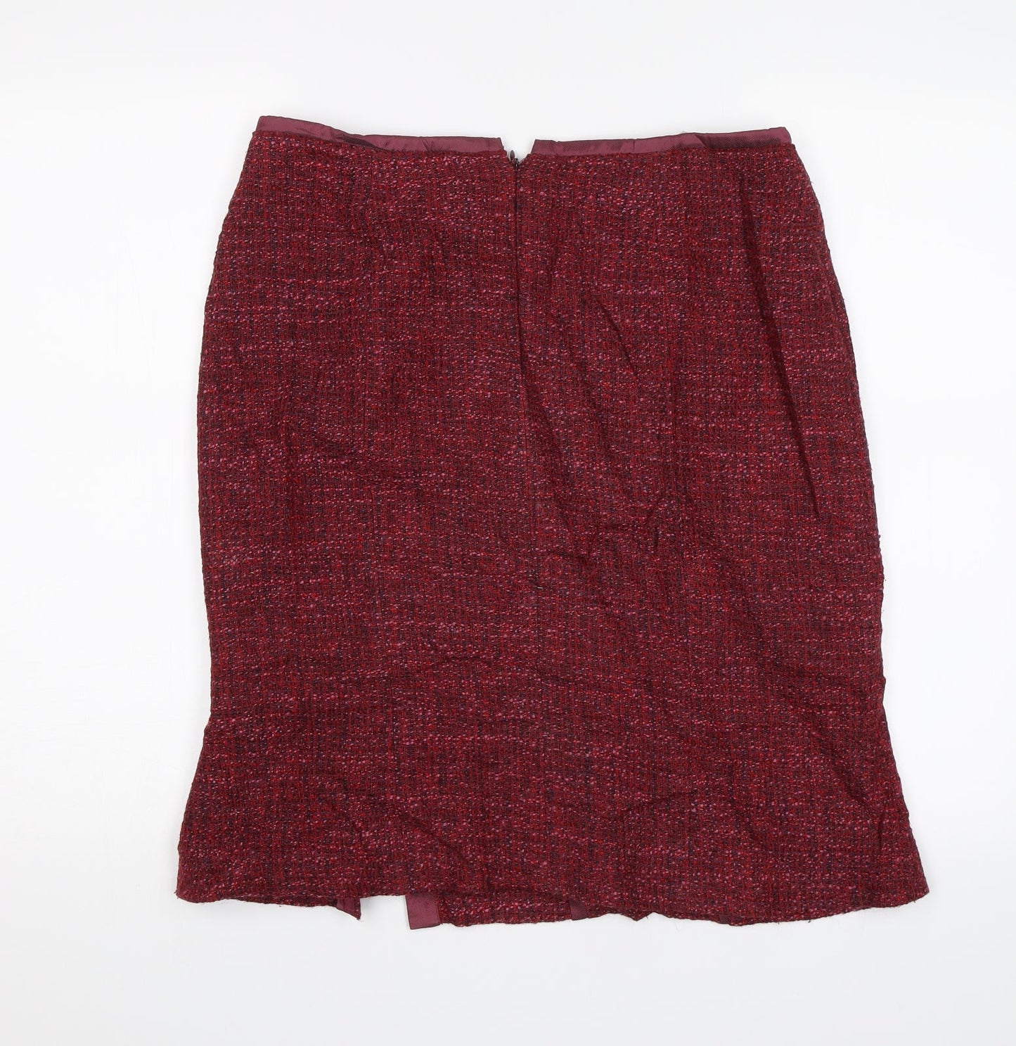 Quin and Donnelly Womens Red   Straight & Pencil Skirt Size 12