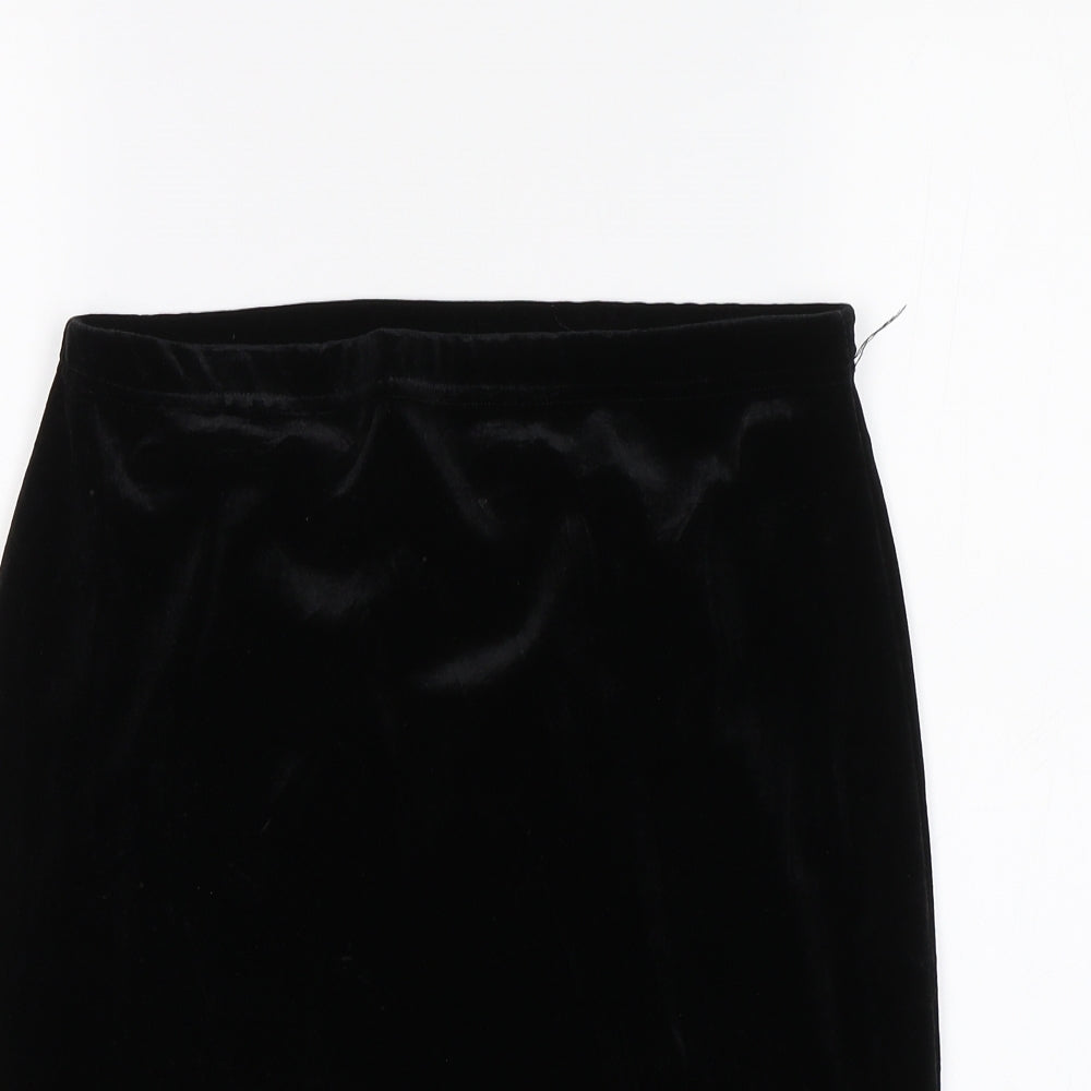 Look Fashion Womens Black   Straight & Pencil Skirt Size 10