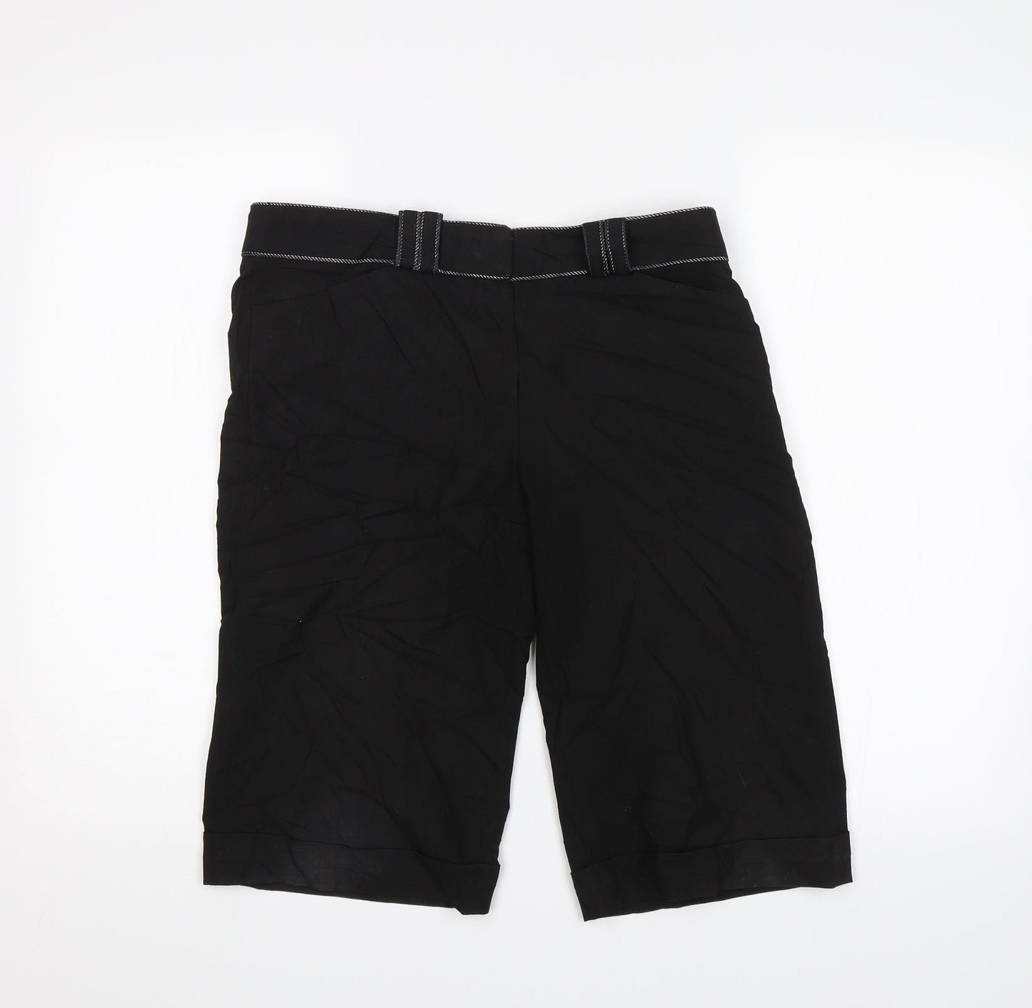 Caroll Womens Black   Chino Shorts Size 30 in
