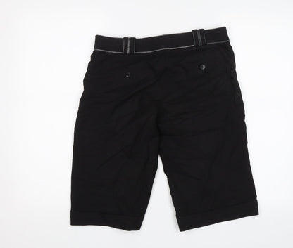Caroll Womens Black   Chino Shorts Size 30 in
