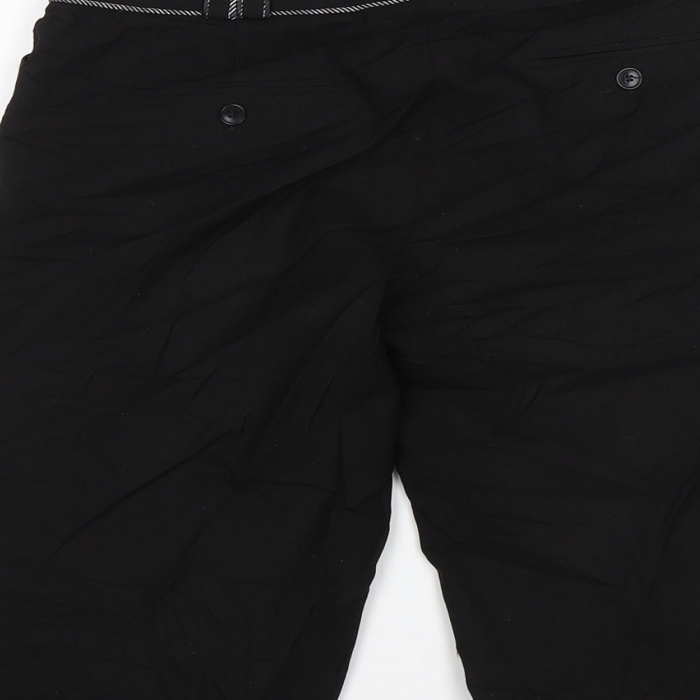 Caroll Womens Black   Chino Shorts Size 30 in