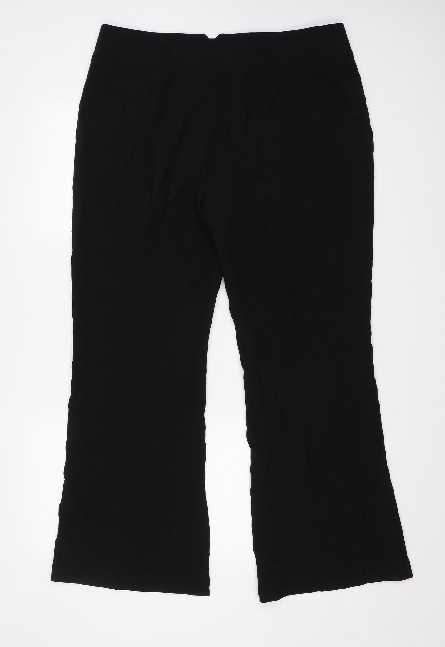 Womens UK Size 16 NEXT Regular Fit Dress Pants Black Trousers