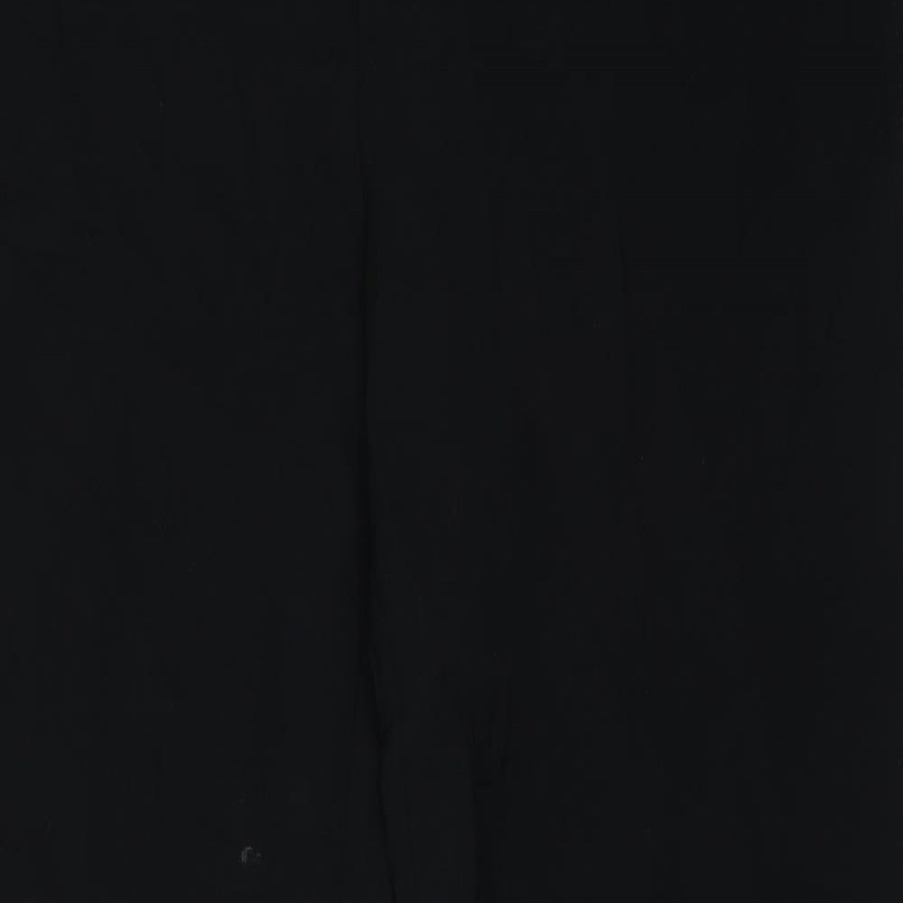 Womens UK Size 16 NEXT Regular Fit Dress Pants Black Trousers