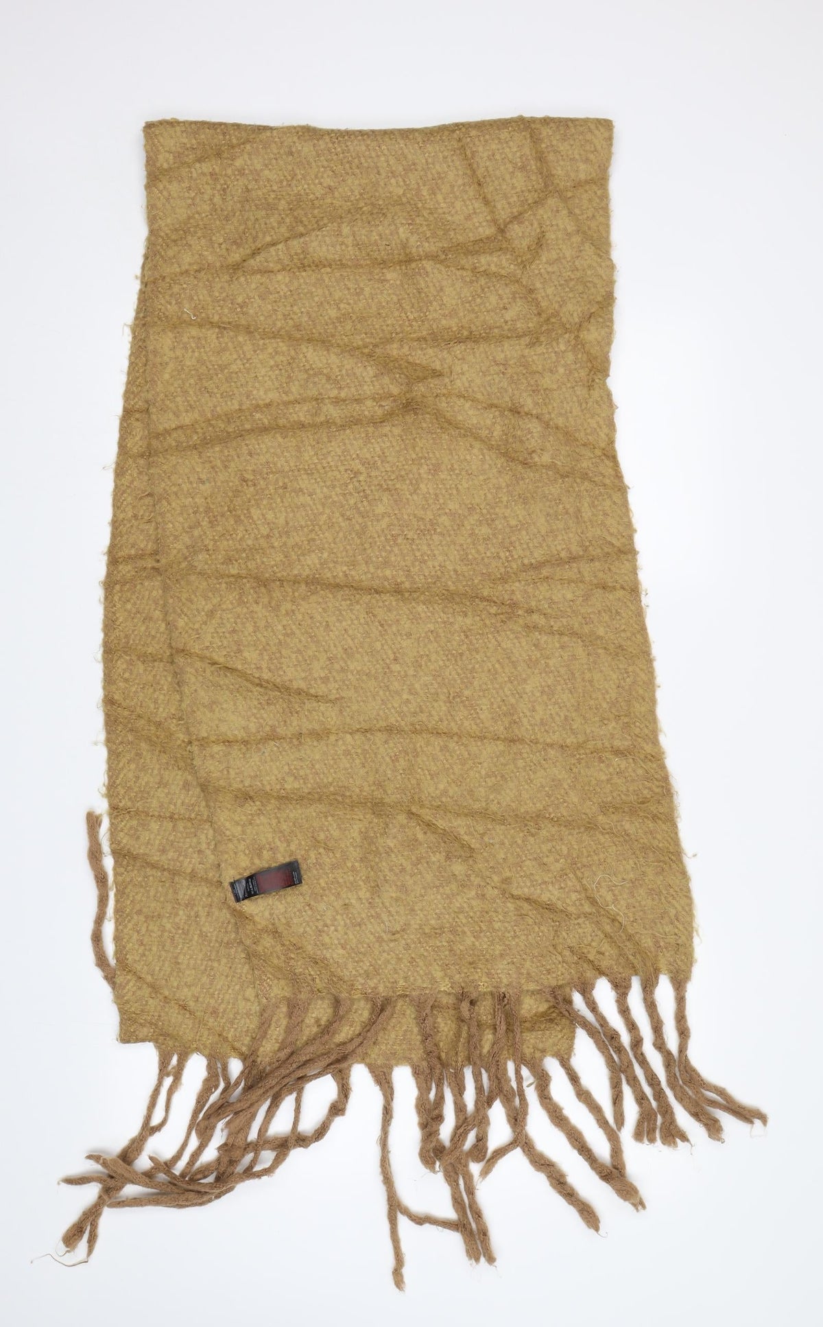 Front view of Accessorize unisex brown scarf