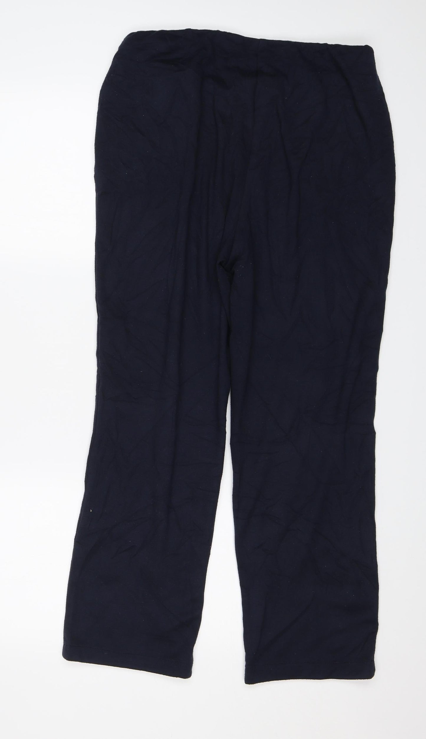 Womens UK Size 16 M&S Regular Fit  Blue Trousers