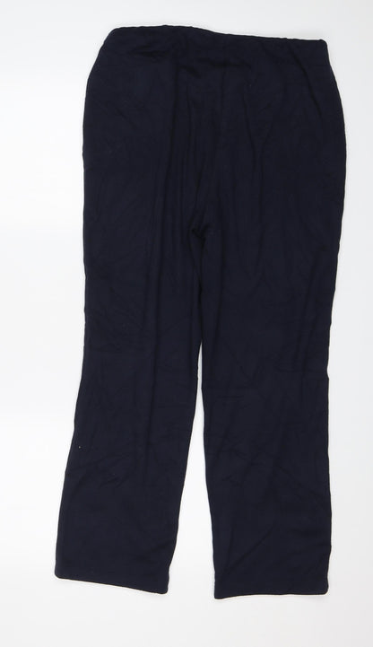 Womens UK Size 16 M&S Regular Fit  Blue Trousers