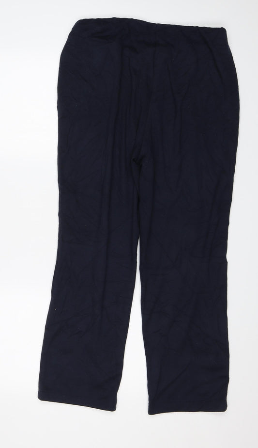 Womens UK Size 16 M&S Regular Fit  Blue Trousers