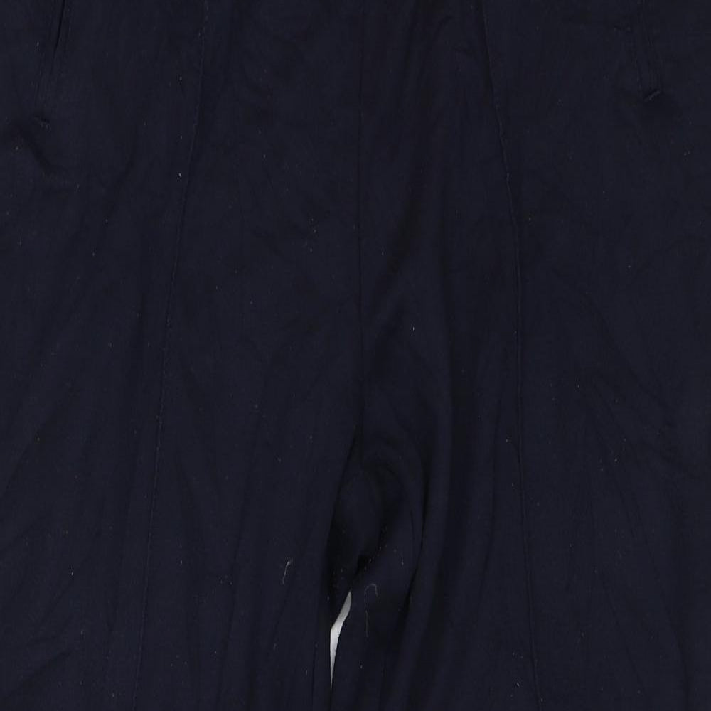 Womens UK Size 16 M&S Regular Fit  Blue Trousers
