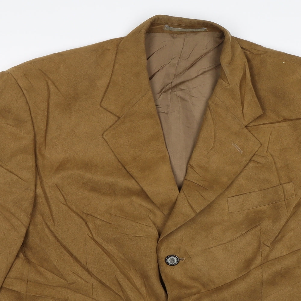 Mens UK Size 44 Di Caprio Regular Beige Suit Jacket