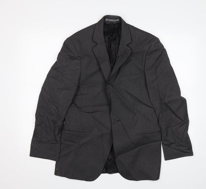 Mens UK Size 38 Red Herring Regular Grey Suit Jacket